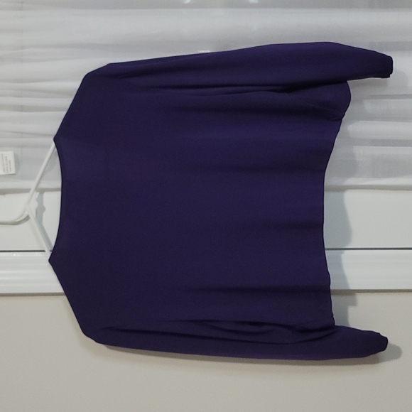 Purple lightweight shrug size 12 - Picture 5 of 9
